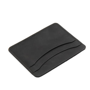 <span class=keywords><strong>Portafoglio</strong></span> piatto sottile da uomo con tasca frontale minimalista in vera <span class=keywords><strong>pelle</strong></span> 100% - Product Image 1