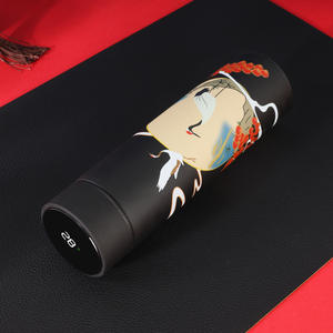Thermos créatif avec écran tactile de température, tasse portable en acier inoxydable 304, 480 ml, cadeau, tasse à café intelligente, moderne, sous vide - Product Image 4