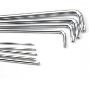 Clés Torx en L de sécurité OEM en acier au carbone nickelé métrique T10 T15 T20 de différentes tailles, prix d'usine en gros, haute qualité - Product Image 5