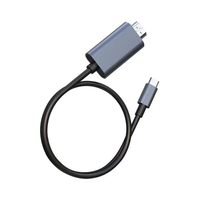 Adaptador de Transferencia de Audio y Video de Alta Velocidad 4K UHD Tipo-C, de Aleación de Aluminio Chapado en Oro, Compatible con Thunderbolt 3, para Computadora y TV