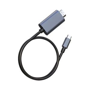 <span class=keywords><strong>Adaptateur</strong></span> de transfert audio-vidéo haute vitesse 4K UHD Type-<span class=keywords><strong>C</strong></span> en alliage d'aluminium plaqué or compatible <span class=keywords><strong>Thunderbolt</strong></span> 3 pour ordinateur et téléviseur - Product Image 3