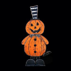 Décorations en bois personnalisables pour les fêtes d'Halloween sur le thème de la citrouille, avec des motifs amusants pour la maison - Product Image 3
