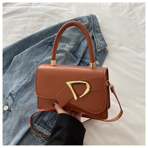 2025 Mới Phong Cách Phương Tây Phong Cách Hàn Quốc Thời Trang Retro Giản Dị Màu Rắn Tay Vai Crossbody Nhỏ Túi Vuông - Product Image 6