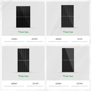 Jinko 585W N-Typ Solarpanel Monokristallin Bifazial 550W 600 Watt 600W 650W Lagerbestände Tiger Neo N-Typ Doppelglas Solarmodule - Product Image 2