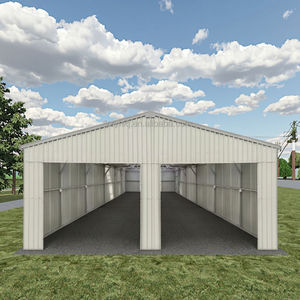 CG2833A-H305 <span class=keywords><strong>Kit</strong></span> de hangar de stockage <span class=keywords><strong>en</strong></span> acier facilement assemblable, hangar métallique, entrepôt, <span class=keywords><strong>garage</strong></span> métallique 28*33 pieds - Product Image 5