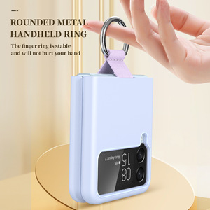 Funda de anillo plegable para <span class=keywords><strong>Samsung</strong></span> <span class=keywords><strong>Z</strong></span> <span class=keywords><strong>Flip</strong></span> 7 6 5 4 <span class=keywords><strong>3</strong></span> 5G Flip4 Flip3 Zflip5, funda protectora completa antichoque para dedo - Product Image 4