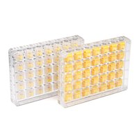 Plateau de service en acrylique de qualité supérieure, adapté à 35 interrupteurs de clavier GATERON personnalisés transparents