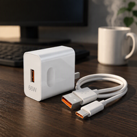 Adaptateur secteur USB 2025 à prix abordable, chargeur rapide 66W pour iPhone 14, compatible bureau et voiture, logo UE/Royaume-Uni