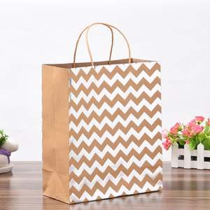 KM Reasonable Price Brown Custom Sturdy Kraft Paper <b>Bag</b> Luxury Paper <b>Shopping</b> <b>Bag</b> Suppliers with Low Moq - Product Image 2