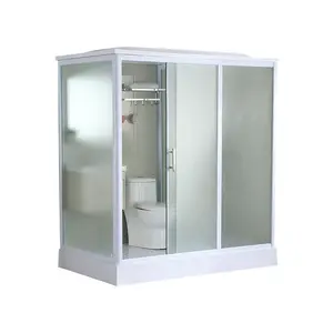 highly popular shower and toilet cabin using aluminum profiles with best factory price