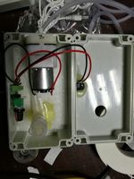 Pompe à vide à petite membrane 3-24V DC sous une pression de vide de 65Kpa, débit de 10 à 15LPM pour tester l'air, moule et cassette