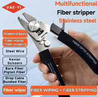 Multifunctional Stripper FSP-6PRO with Kevlar Scissors for Indoor Fiber Optic Cable FTTH Network