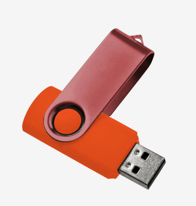 แฟลชไดรฟ์ USB สีส้มแบบหมุนได้ ความจุ <span class=keywords><strong>8GB</strong></span> รับทำโลโก้ OEM จำ<span class=keywords><strong>น</strong></span>วนมาก สำหรับของขวัญส่งเสริมการขายและของที่ระลึกสำหรับองค์กร - Product Image 2
