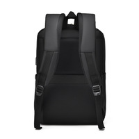 Sac à dos pour ordinateur portable pour homme de grande capacité, tissu Oxford imperméable, port de charge USB, sac à dos de bureau pour homme
