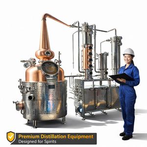 Alambic industriel Ace 300L 500L 600L pour la distillation d'alcool, colonne de reflux, whisky, vodka, distillateur essentiel - Product Image 4