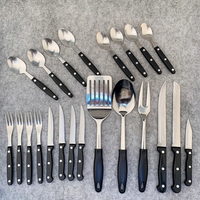 2020 Hot 25pc outils de cuisine sac ensemble couteau de cuisine en plein air couverts pour Camping BBQ griller avec cuillère couteau hachoir ouvre-Kit