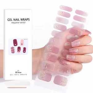 Prix d'usine OEM ODM de Noël Autocollants pour <span class=keywords><strong>ongles</strong></span> <span class=keywords><strong>semi</strong></span>-durci Autocollant adhésif pour <span class=keywords><strong>ongles</strong></span> en gel UV Logo personnalisé Autocollant pour <span class=keywords><strong>ongles</strong></span> en gel - Product Image 3