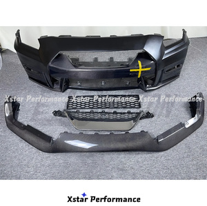 1:1 <span class=keywords><strong>Nismo</strong></span> 2017 รุ่น สไตล์ครึ่งคาร์บอนไฟเบอร์กันชนหน้าสําหรับ Nissan R35 <span class=keywords><strong>GTR</strong></span> 2008-2023 Bodykit - Product Image 4