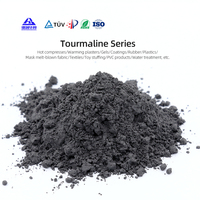 Poudre de tourmaline noire-grise 325 Mesh pour revêtement, poudre de tourmaline cristalline pour textile, tissu sans poussière