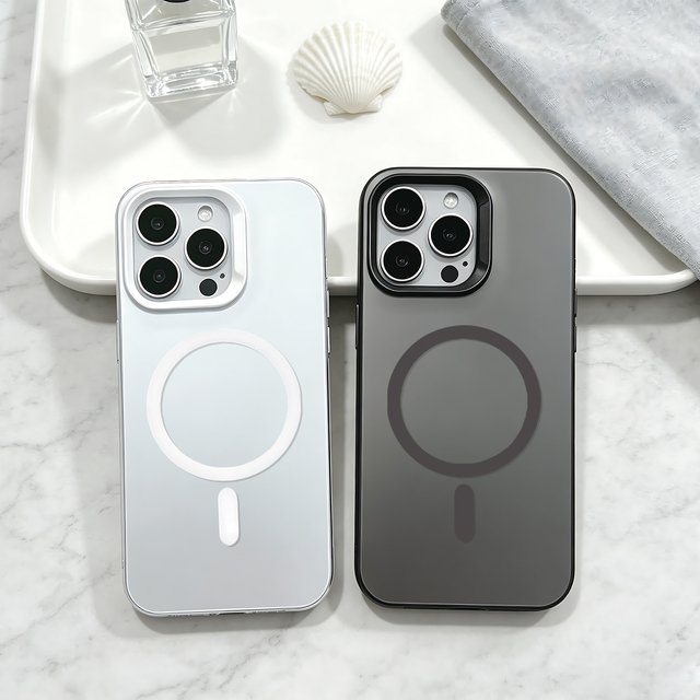 Luxury Electroplate Magnetic TPU Phone Case for iPhone 17 Pro Max 17 Air 16 15 14 13 12 11 Lens Protection Cover Diy Uv Paint