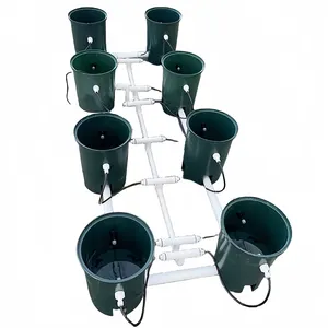 DWC deep water culture hydroponics Planting System for Garden Greenhouse Buckets Can Extend Customize for growing hydroponic