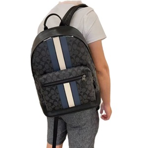 Men's <b>Backpack</b> <b>Large</b> Capacity Waterproof PVC Canvas Lining For Leisure Travel Summer 2023 - Product Image 5
