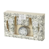 Coffret Cadeau Bain et Spa à Prix Usine - Crème Mains, Crème Pieds, Bougie et Savon - Soins de la Peau - Vente Flash