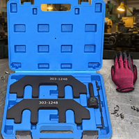 Kit de herramientas para sujeción de árbol de levas, tensión y sincronización, con guantes y estuche
