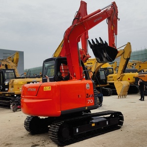 Petites pelles Hitachi ZX70 d'occasion de haute qualité, unités d'occasion d'origine sur chenilles de 7 tonnes à bas prix en vente - Product Image 3