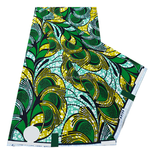 <span class=keywords><strong>Tela</strong></span> <span class=keywords><strong>de</strong></span> Ankara <span class=keywords><strong>de</strong></span> 6 Yardas, 100% Algodón, Estampado Africano, <span class=keywords><strong>Tela</strong></span> <span class=keywords><strong>de</strong></span> Cera Holandesa para <span class=keywords><strong>Vestidos</strong></span> y Tocados <span class=keywords><strong>de</strong></span> Novia - Product Image 5
