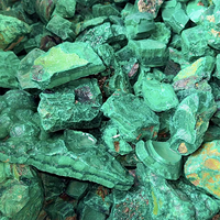 Malachite brute naturelle du Zambie, vente en gros, haute qualité, pierre de malachite