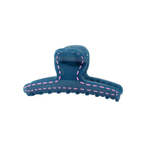 Pince à cheveux longue élégante en résine acrylique couleur unie marron noir pour femme – Créativité et mode - Product Image 4