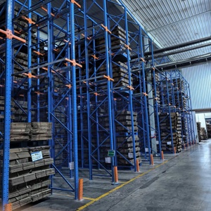 מדפי אחסון למחסן, עמידים, מפלדה, מצופים באבקה נגד חלודה, מדפי אחסון בהתאמה אישית, מדפי הנעה כבדים, בעלי תו תקן CE - Product Image 5