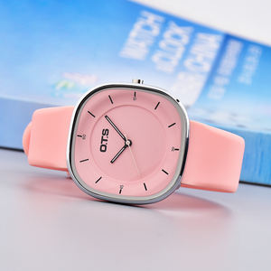 Montre-bracelet décontractée pour femmes, affichage analogique, bracelet orné de cristaux, élégante, simple, carrée, à quartz, pour hommes et femmes, blanche - Product Image 6