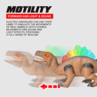 Jouet dinosaure lumineux qui marche, dinosaure électronique de 12 pouces avec son rugissant, robot dinosaure, cadeau pour garçons et filles