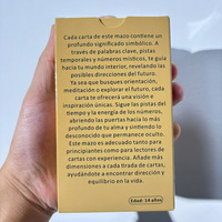 En gros, Jeu de Tarot espagnol ClassicCards, 78 cartes, Jeu de cartes Oracle avec mots-clés et révélation du temps, 12x7cm, en papier écologique