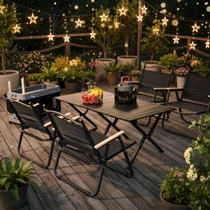Chaise pliante de jardin ZhuNiu personnalisée avec impression Kermit, en acier carbone léger, cadre Oxford, haute qualité, mobilier d'extérieur moderne - Product Image 6