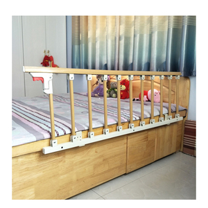 Accessoires de <span class=keywords><strong>lit</strong></span> d'hôpital de sécurité Offre Spéciale Rail de Protection Cuivre Alliage d'aluminium Pli Barrière de Crash pour bébé âgé - Product Image 2
