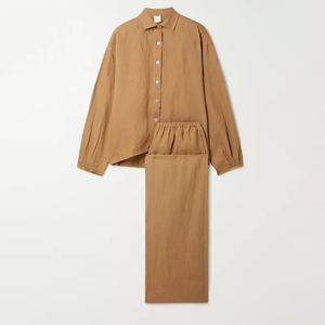 <span class=keywords><strong>Conjunto</strong></span> <span class=keywords><strong>de</strong></span> Ropa <span class=keywords><strong>de</strong></span> Salón <span class=keywords><strong>de</strong></span> <span class=keywords><strong>Lino</strong></span> <span class=keywords><strong>de</strong></span> Cáñamo <span class=keywords><strong>de</strong></span> Color Liso <span class=keywords><strong>de</strong></span> Nuevo Diseño para Mujer y <span class=keywords><strong>Hombre</strong></span> - Product Image 5