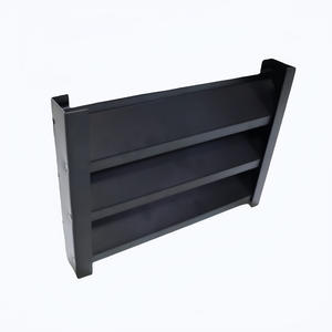 سياج خصوصية خارجي من الفولاذ الأسود بتصميم شرائح للحدائق والفناء - Product Image 3