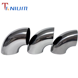 89-154.2mm 곡선 스테인레스 스틸 팔꿈치 용접 피팅 45 도 벤드 파이프 매니폴드/꼬리 배기 파이프 파이프 배기 파이프 - Product Image 1