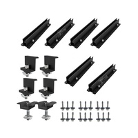 FarSun Structure de montage de toit en aluminium solaire Rail court Mini Rail