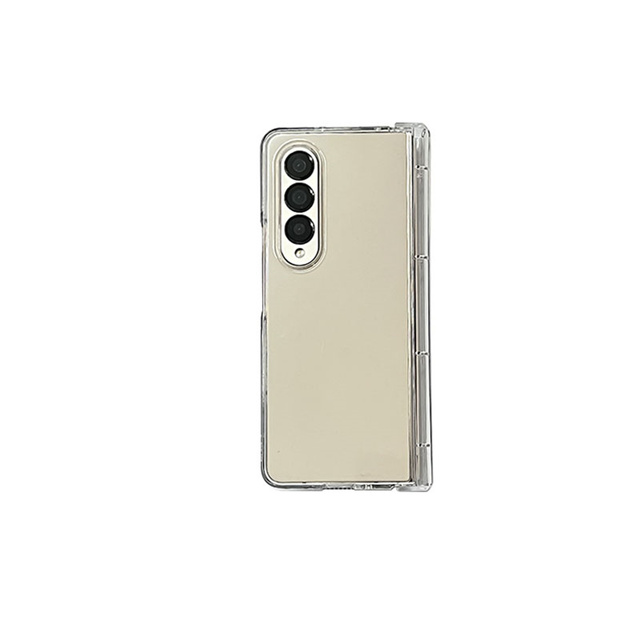 Case Transparent Luxury Fashion for Galaxy Z Fold 3 5G Z Fold3 Fold4 Zfold3 Zfold4 Z Fold 4 Shockproof Clear Back Cover Funda