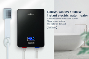 Chauffe-eau électrique instantané multifonctionnel sans réservoir 220V 6KW avec affichage numérique pour salle de bain domestique et télécommande - Product Image 2