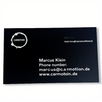 Vente en gros haut de gamme Personnalisation de votre logo Conception jet d'encre UV vierge de luxe Cartes de visite gravées avec votre logo