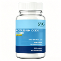 Comprimés d'iodure de potassium OEM 130 mg pour adultes – Soutien de la thyroïde, supplément quotidien d'iode, stimulant immunitaire