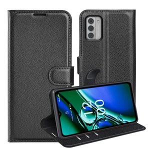 Púrpura Lichi Premium Pu cuero cartera tarjetero para <span class=keywords><strong>Nokia</strong></span> 5,4 G42 <span class=keywords><strong>funda</strong></span> con tapa - Product Image 3