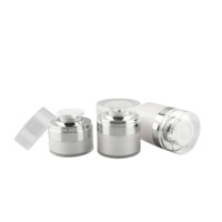 Vente en gros, 15g, 30g, 50g, 80g, luxe, acrylique, rechargeable, cosmétique, soins de la peau, paroi épaisse, pompe à pression sans air, Lotion, pot à crème