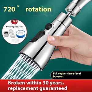 <span class=keywords><strong>Robinet</strong></span> de cuisine thermostatique monocommande moderne en laiton brossé, installation sur plan, design anti-éclaboussures, <span class=keywords><strong>d</strong></span>ébit de 6000 GPD - Product Image 4