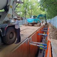 Sistema de Apuntalamiento Modular de Acero Litewei para Zanjas Estrechas, para la Instalación de Alcantarillas